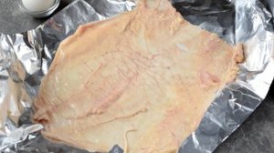 Рулет из куриной шкурки