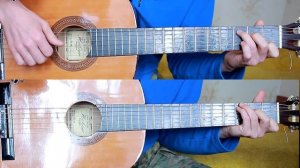 Барыня. Гитара. Ноты. Аккорды. Табы. Russian dance.