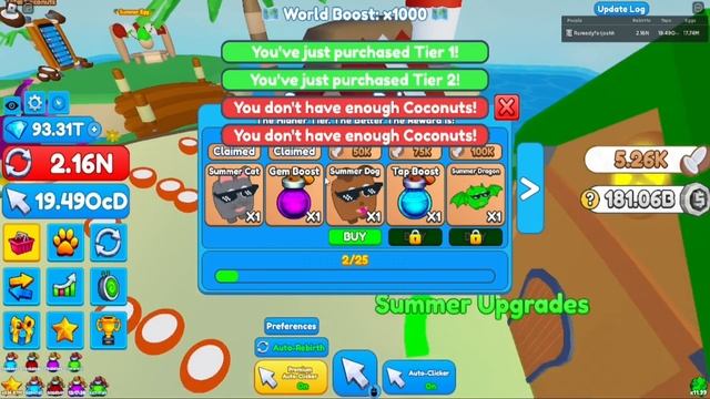 Brand New Summer Event (Roblox Tapping Masters) смотреть онлайн