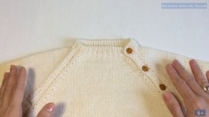 Детский джемпер спицами из остатков пряжи | Вяжем детям