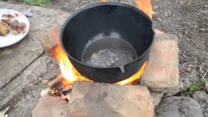 ОЧЕНЬ ВКУСНЫЙ  КАЗАН-КЕБАБ (КАЗАН КАБОБ) ИЗ ГОВЯДИНЫ! НА КАЗАНЕ НА КОСТРЕ! МЯСО МНОГО НЕ БЫВАЕТ!