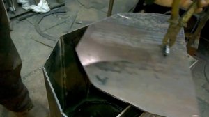 Простая печь в баню, своими руками.
