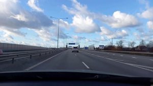 Driving Vilnius Klaipeda Baltic Sea / Lithuania /Едем Вильнюс Клайпеда Балтийское море/Литва/11,202