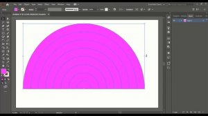 How to Draw A Simple Rainbow In Adobe Illustrator | Adobe illustrator 2020