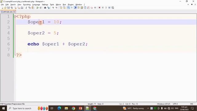 php operators in PHP #video #yahoo #tutorial #phpscripts #status