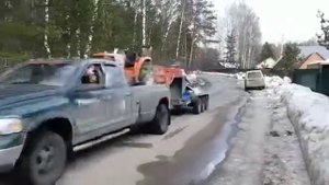 Dodge Ram 3500 с прицепом