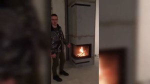 ?Отзыв на установку каминной топки с угловым стеклом от компании Астов