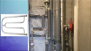 Установка полотенцесушителя! САНТЕХНИКА!??