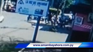 Momento en que se produce el Homicidio del funcionario de Aduana Edgar Insfran