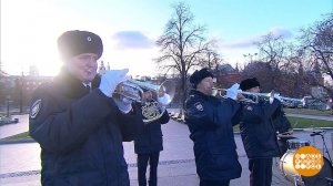 Оркестр полиции Культурного центра ГУ МВД России п...ве. Доброе утро. Фрагмент выпуска от 10.11.2021