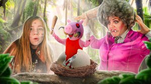 ИГРОВЫЕ ЗЛОДЕИ В ПРОШЛОМ! Лагерь попал в прошлое! ПИГГИ РОБЛОКС МАМОНТ СВИНЬЯ?! В реальной жизни!