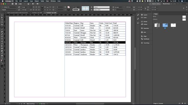 Creating Tables - Adobe InDesign Tutorial смотреть онлайн