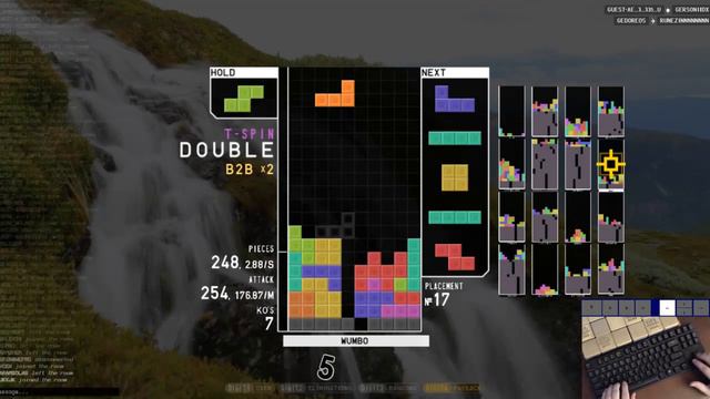 Flexing in a Tetris Battle Royale смотреть онлайн