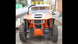 Самодельные регулируемые амортизаторы. Установка на багги.