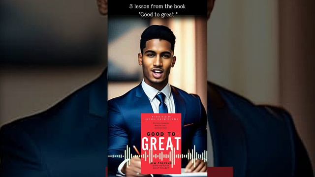 3 lesson from the book The " Good to great". by Jim Collins " #shortvideo #viral  #hindibooksummary