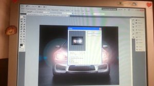 Уроки фотошопа, эффект мигания фар