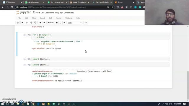 Errors in Python #2- What is ImportError, Syntax Error, EOF Error, and Index Error?