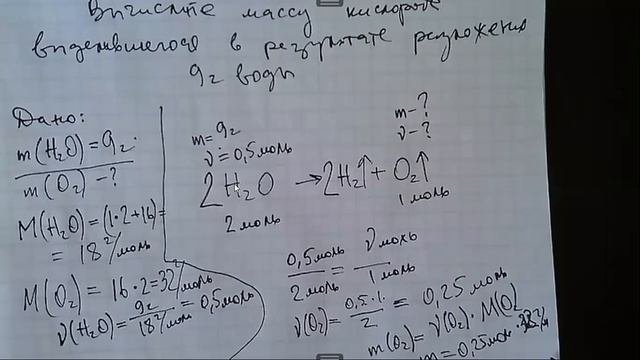 Алгоритм решения расчётных задач