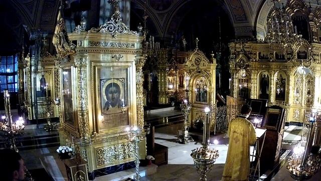 09.11 Вт. Вечерня и утреня. Вмц. Параскевы Пятницы и свт. Димитрия, митр.Ростов. смотреть онлайн