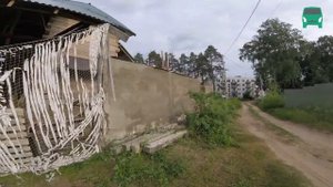 Штукатурим забор из опилкобетона.