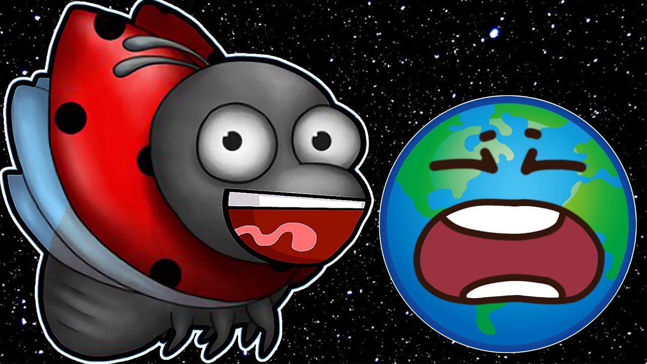 СУПЕР БОЖЬЯ КОРОВКА как и ГЛАЗАСТИК съедает ПЛАНЕТУ Мультик ИГРА Tasty Planet Forever