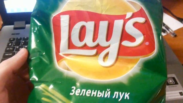 Обзор на чипсы лейс зелёный лук