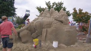 sandsculpture time-lapse