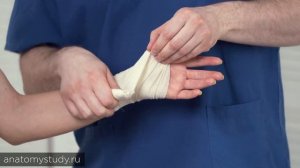 Эластичное бинтование. Кисть