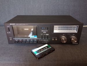 ВИНТАЖНАЯ стерео кассетная дека Sharp RT-10 Dolby System-ЯПОНИЯ-выпуск-1980-по-1982-год