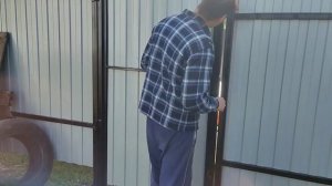 #ЗамоквКалитку#ДачаУдача#2022#Лето Установка замка в калитку. Часть-4 Забор из профлиста.