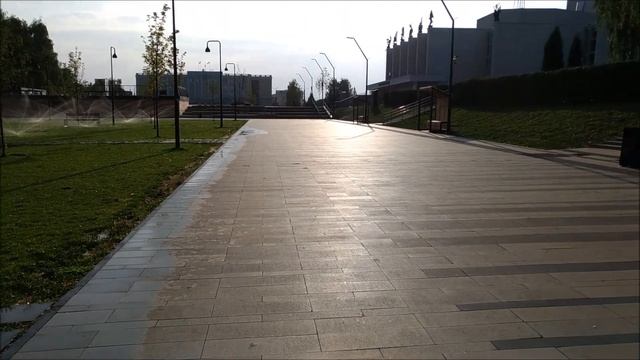 Прогулка по центральной площади Ижевска. смотреть онлайн