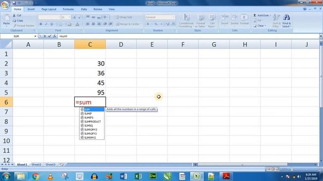 Ms Excel 2007 Tutorial Part 2 смотреть онлайн