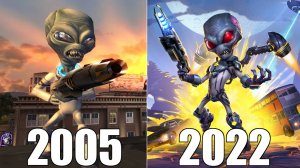 Эволюция серии игр Destroy All Humans! [2005-2022]