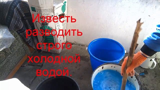 Весеннее опрыскивание деревьев бордоской смесью смотреть онлайн