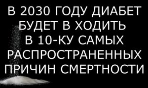 Сахар-тихий киллер. Диабет. Содержание сахара в продуктах. Симптомы диабета. Статистика.