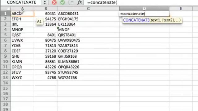 How to merge data from two different columns in Excel смотреть онлайн