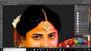 Wacom hair work method step by step vinoth digital art