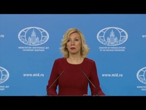 Брифинг М.Захаровой, 15 июня 2017 года