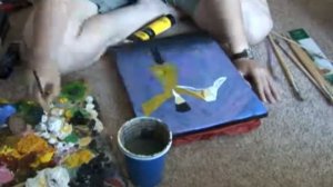 Painting "The Honga" an Ossetian Dance