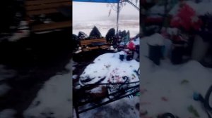 Скамейка и столик. Аллея Славы Камышин. Позывной " Барни"