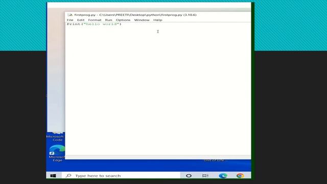 Writing our first programe in python.Python for Kids||Coding for Kids||School Coding.