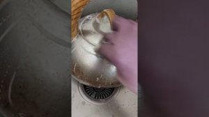 удалить жир с кухонной посуды ЛЕГКО!!!
