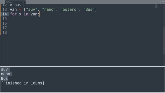 For Loop, Break, Continue, Pass Statement - Python | Python Tutorial For Begineers | CodeWithRonny