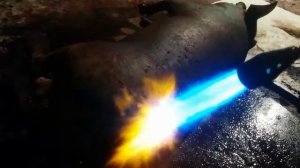 Опаливание и зачистка свиньи. Другой способ. Это просто!