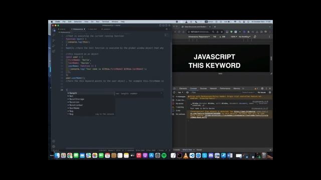 THIS KEYWORD IN JAVASCRIPT