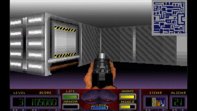 Corridor 7: Alien Invasion - Floor 3 (All Secrets) смотреть онлайн