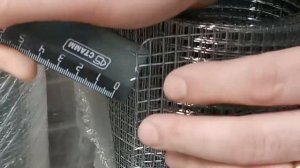 Сетка от грызунов сварная оцинкованная 6х6мм,  толщина 0.5мм