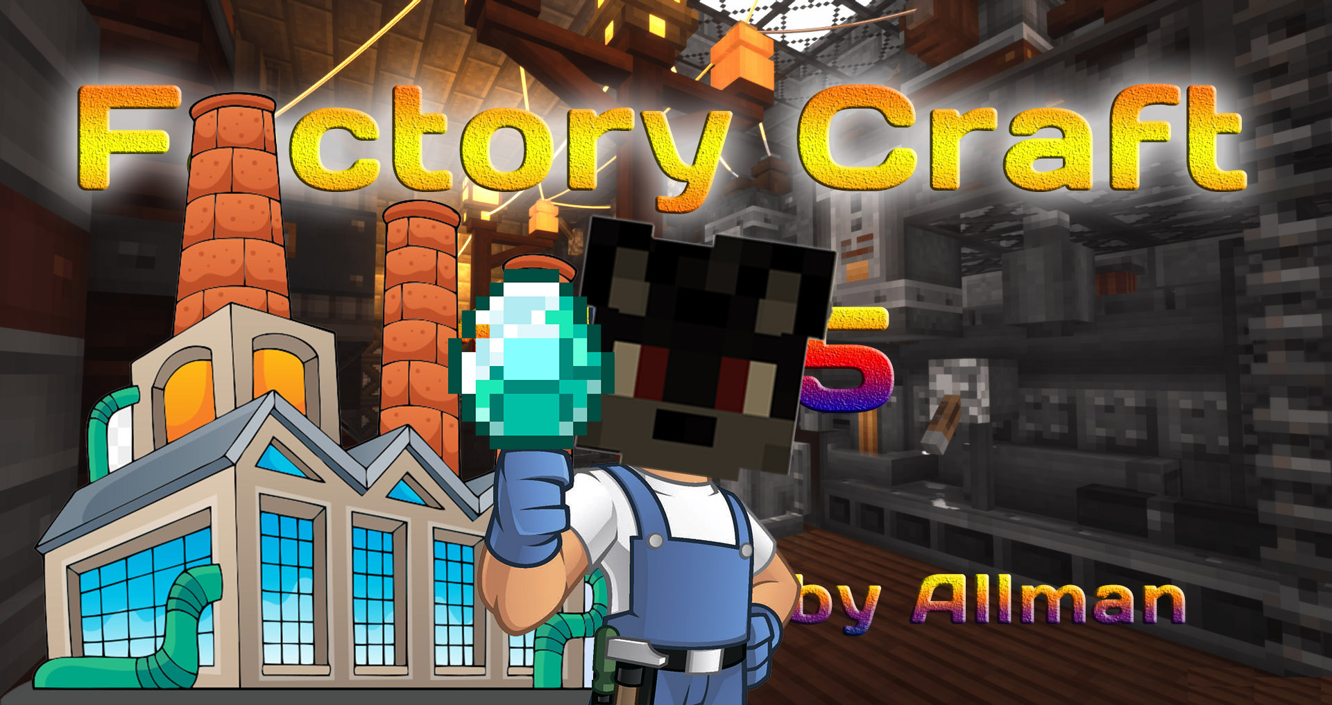 Мод фабрика алмазов. FACTORYCRAFT. FACTORYCRAFT by Allman.