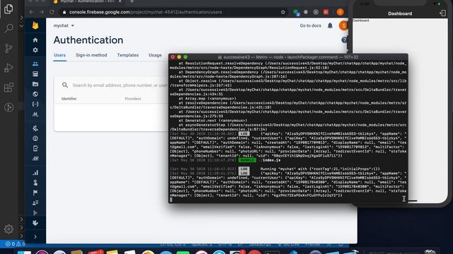 Part 6.1 - Fix Firebase SignUp issue : CHAT APP Using React-Native and Firebase смотреть онлайн