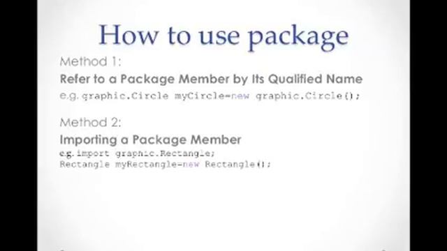 11 - Creating a Package of Classes in Java - Zhang смотреть онлайн